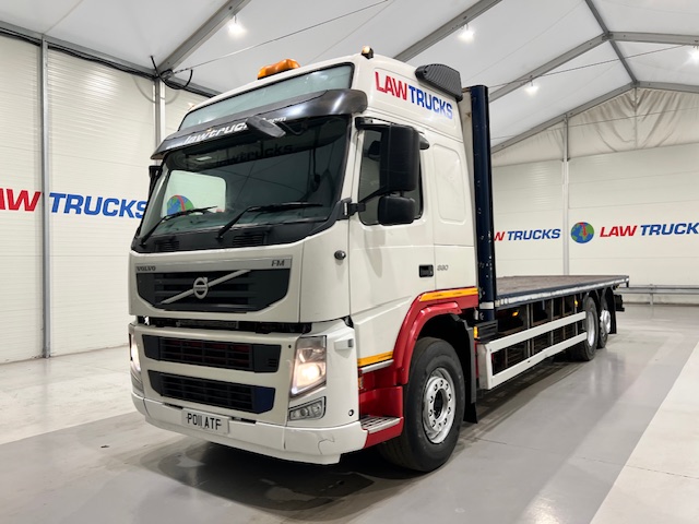 Volvo FM 330 6×2 Rear Lift Sleeper Cab Flatbed