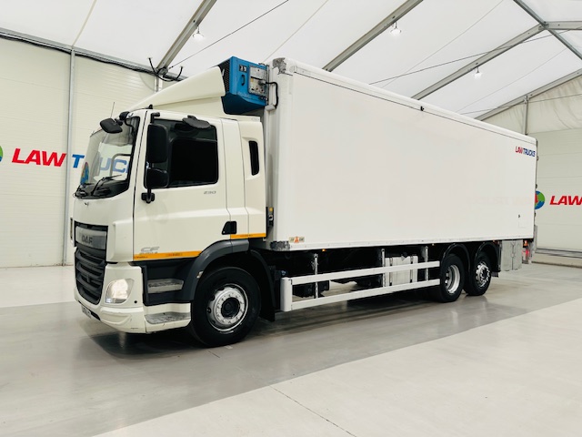 DAF CF 290 6×2 Rear Steer Fridge Box