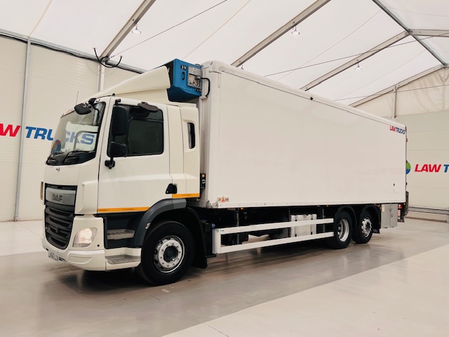 DAF CF 290 6×2 Rear Steer Fridge Box
