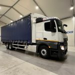 Mercedes Actros 2530 6×2 Sleeper Cab Curtainsider - thumbnail