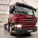 Scania P380 6×2 10 Tyre Rear Lift Sleeper Cab Flatbed - thumbnail