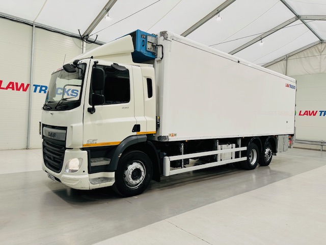 DAF CF 290 6×2 Rear Steer Fridge Box