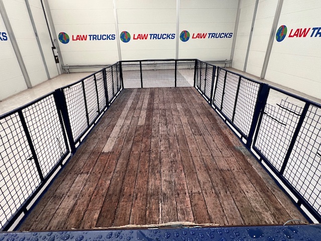 Wheelbase Tri Axle Flatbed Drawbar Trailer