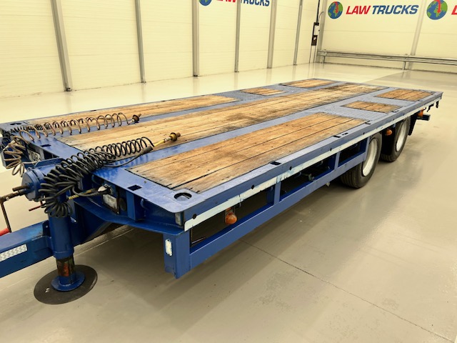 Adwell Tandem Axle Flatbed Drawbar Trailer
