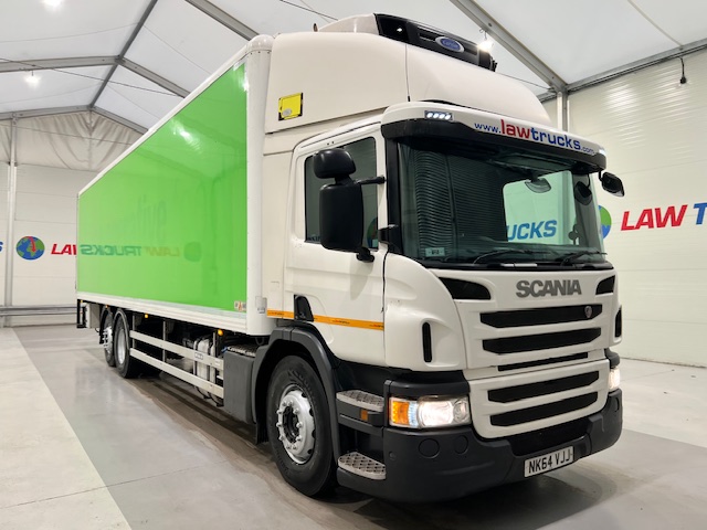 Scania P280 6×2 Rear Lift Day Cab Fridge Box