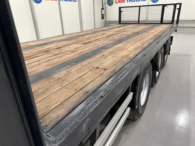 Montracon Tri Axle Flatbed Drawbar Trailer