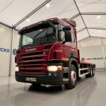 Scania P380 6×2 10 Tyre Rear Lift Sleeper Cab Flatbed - thumbnail