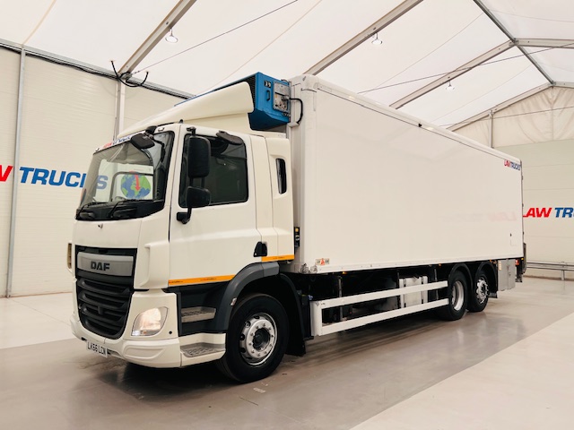 DAF CF 290 6×2 Rear Steer Fridge Box