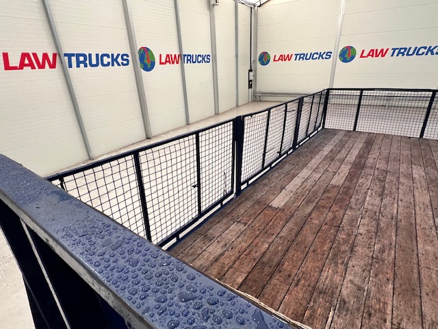 Wheelbase Tri Axle Flatbed Drawbar Trailer