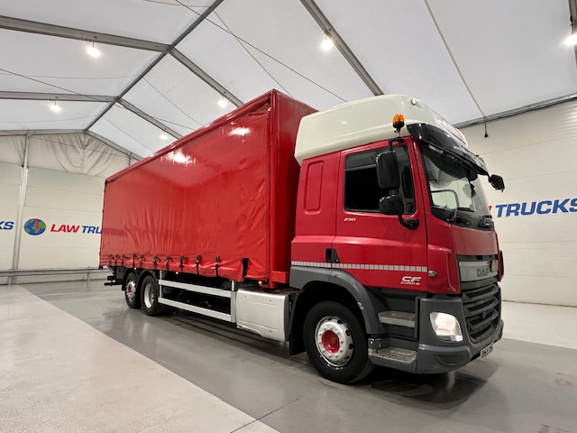 DAF CF 290 6×2 Rear Lift Sleeper Cab Curtainsider