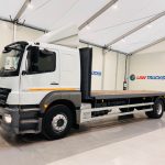 Mercedes Axor 1824 Sleeper Cab Flatbed - thumbnail