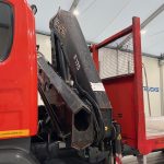 Scania P280 6×2 Rear Lift Flatbed with Crane - thumbnail