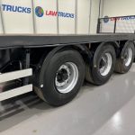 Montracon Tri Axle Flatbed Drawbar Trailer - thumbnail
