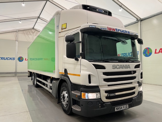 Scania P280 6×2 Rear Lift Day Cab Fridge Box