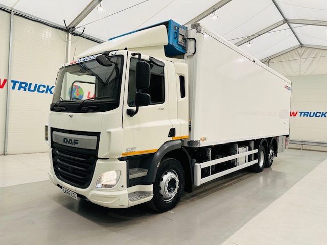 DAF CF 290 6×2 Rear Steer Fridge Box