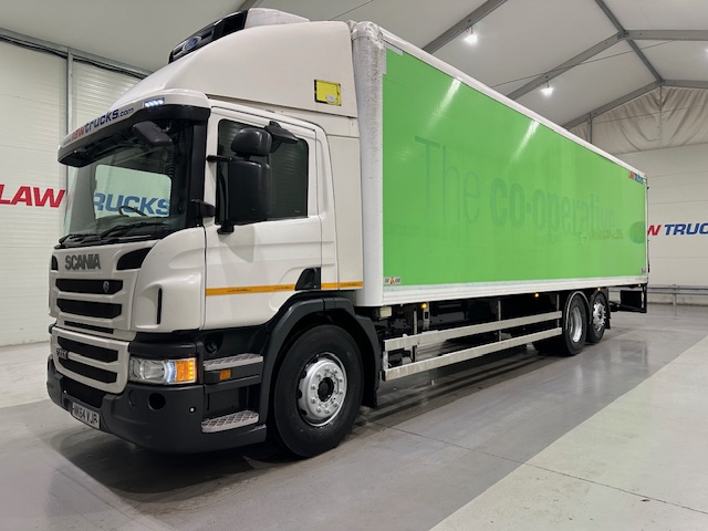 Scania P280 6×2 Rear Lift Day Cab Fridge Box