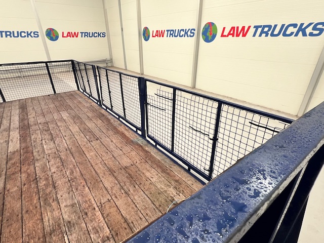 Wheelbase Tri Axle Flatbed Drawbar Trailer