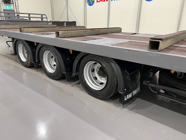 SDC Tri Axle Flatbed Drawbar Trailer