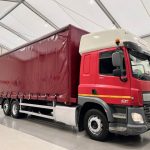 DAF CF 290 6×2 Rear Lift Sleeper Cab Curtainsider - thumbnail