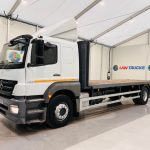 Mercedes Axor 1824 Sleeper Cab Flatbed - thumbnail