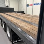 Montracon Tri Axle Flatbed Drawbar Trailer - thumbnail