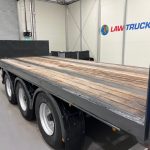 Montracon Tri Axle Flatbed Drawbar Trailer - thumbnail