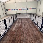 Wheelbase Tri Axle Flatbed Drawbar Trailer - thumbnail