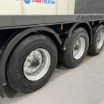 Montracon Tri Axle Flatbed Drawbar Trailer - thumbnail
