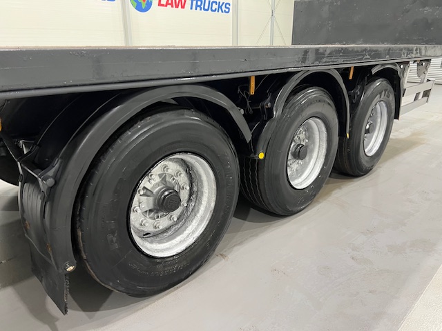 Montracon Tri Axle Flatbed Drawbar Trailer
