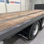 Montracon Tri Axle Flatbed Drawbar Trailer - thumbnail