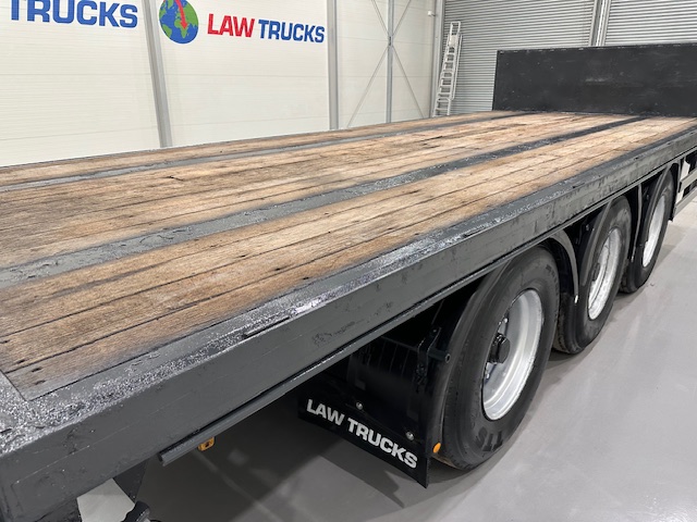 Montracon Tri Axle Flatbed Drawbar Trailer