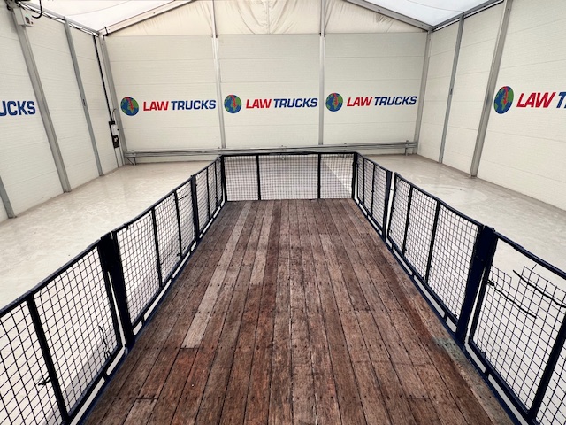 Wheelbase Tri Axle Flatbed Drawbar Trailer