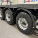 Montracon Tri Axle Flatbed Drawbar Trailer - thumbnail