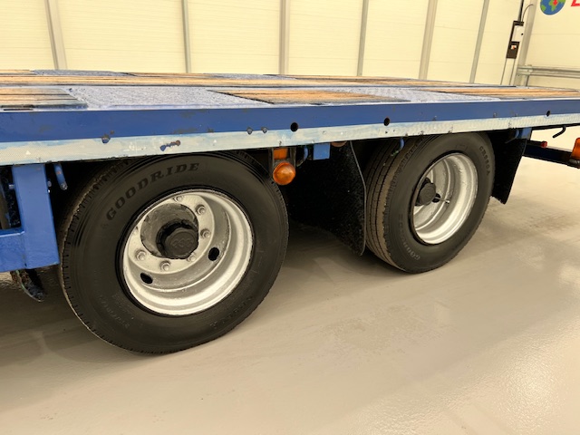 Adwell Tandem Axle Flatbed Drawbar Trailer