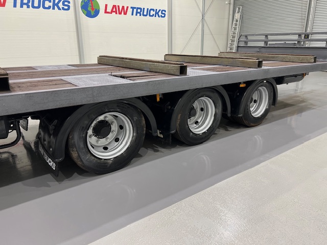 SDC Tri Axle Flatbed Drawbar Trailer