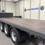 Montracon Tri Axle Flatbed Drawbar Trailer - thumbnail