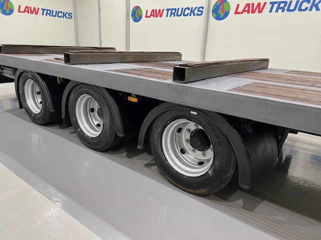 SDC Tri Axle Flatbed Drawbar Trailer