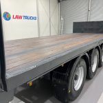 Montracon Tri Axle Flatbed Drawbar Trailer - thumbnail