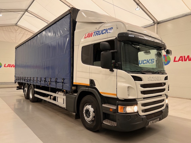 Scania P280 6×2 Highline Rear Lift Curtainsider