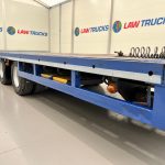 Adwell Tandem Axle Flatbed Drawbar Trailer - thumbnail