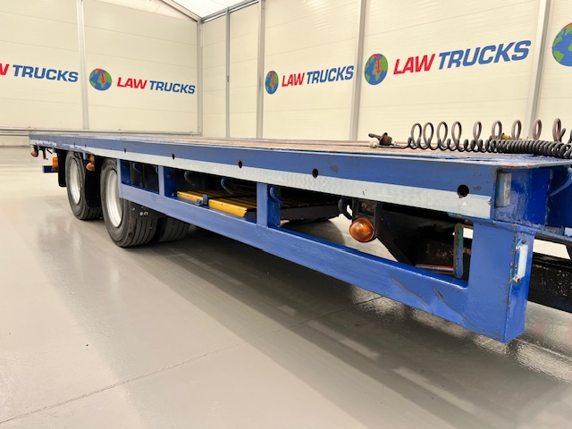 Adwell Tandem Axle Flatbed Drawbar Trailer