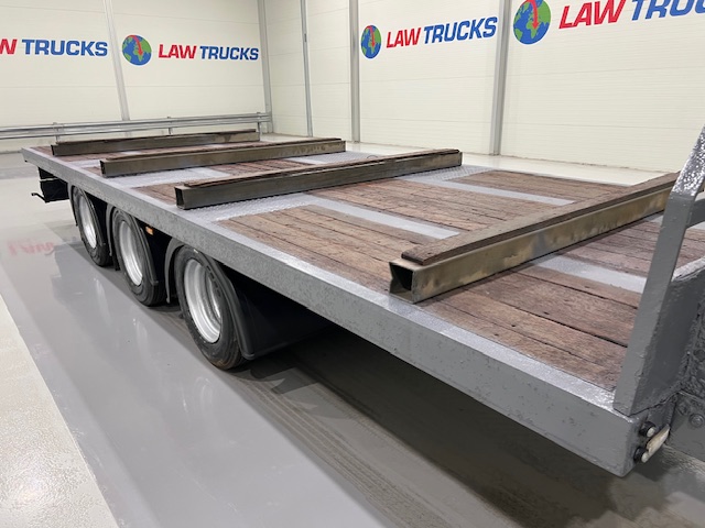 SDC Tri Axle Flatbed Drawbar Trailer
