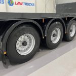 Montracon Tri Axle Flatbed Drawbar Trailer - thumbnail