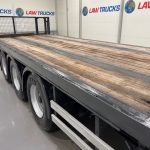 Montracon Tri Axle Flatbed Drawbar Trailer - thumbnail