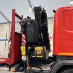 Scania P280 6×2 Rear Lift Flatbed with Crane - thumbnail
