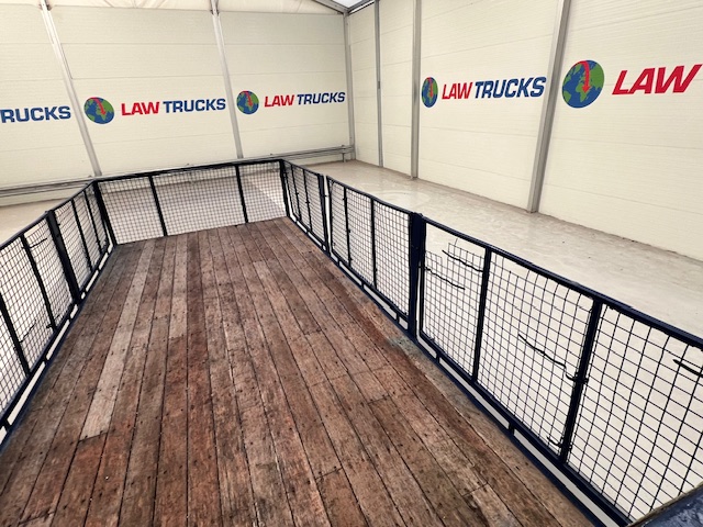 Wheelbase Tri Axle Flatbed Drawbar Trailer