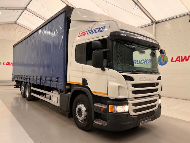 Scania P280 6×2 Highline Rear Lift Curtainsider