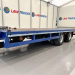Adwell Tandem Axle Flatbed Drawbar Trailer - thumbnail