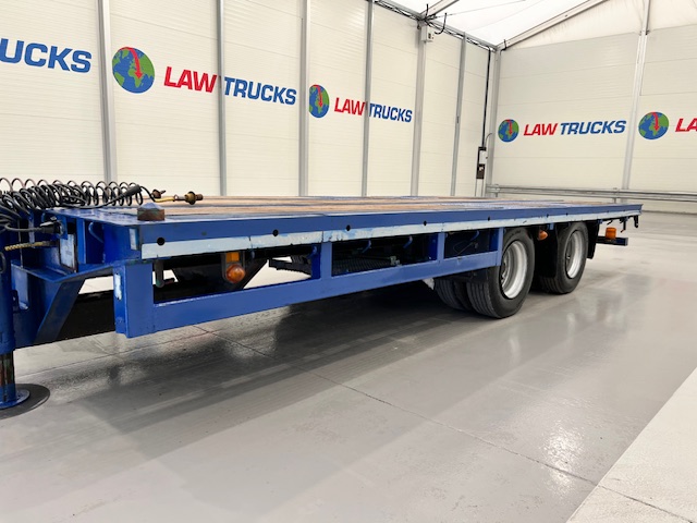 Adwell Tandem Axle Flatbed Drawbar Trailer