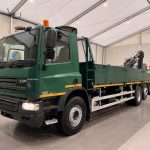 DAF CF75 310 6×2 Day Cab Dropside Crane - thumbnail